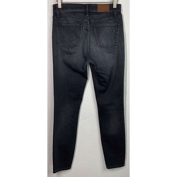 Madewell Black Kincaid Distressed High Riser Skinny Jeans 27 - Picture 5 of 6
